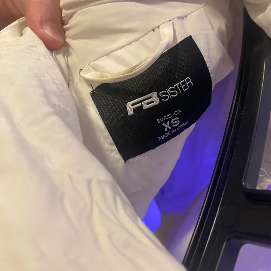 Vit pufferjacka från FB Sister XS - 2