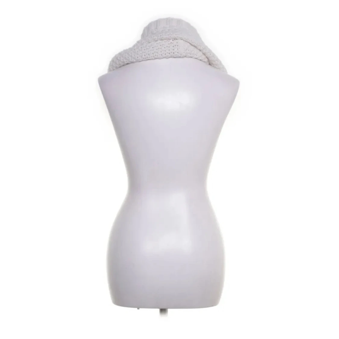 Vit stickad halsduk från H&M - 1