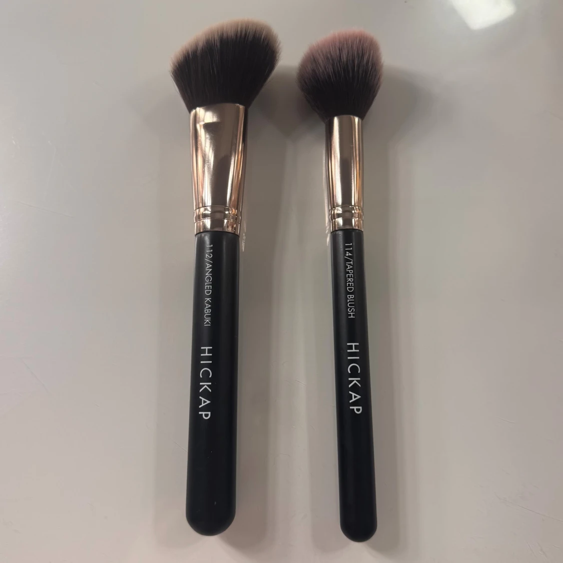 Hickap sminkborstar angled & blush
