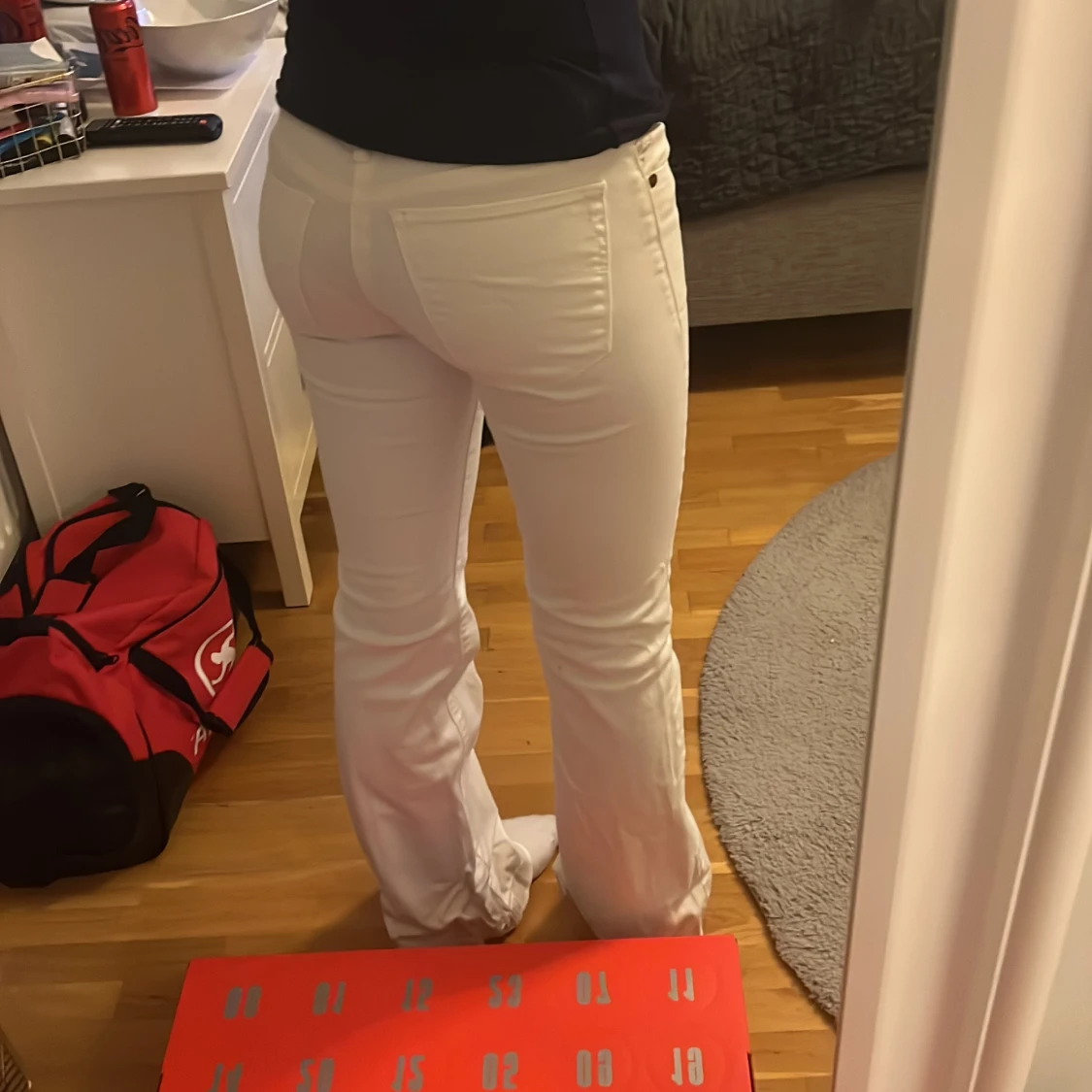 Vita bootcut jeans från Replay - 1