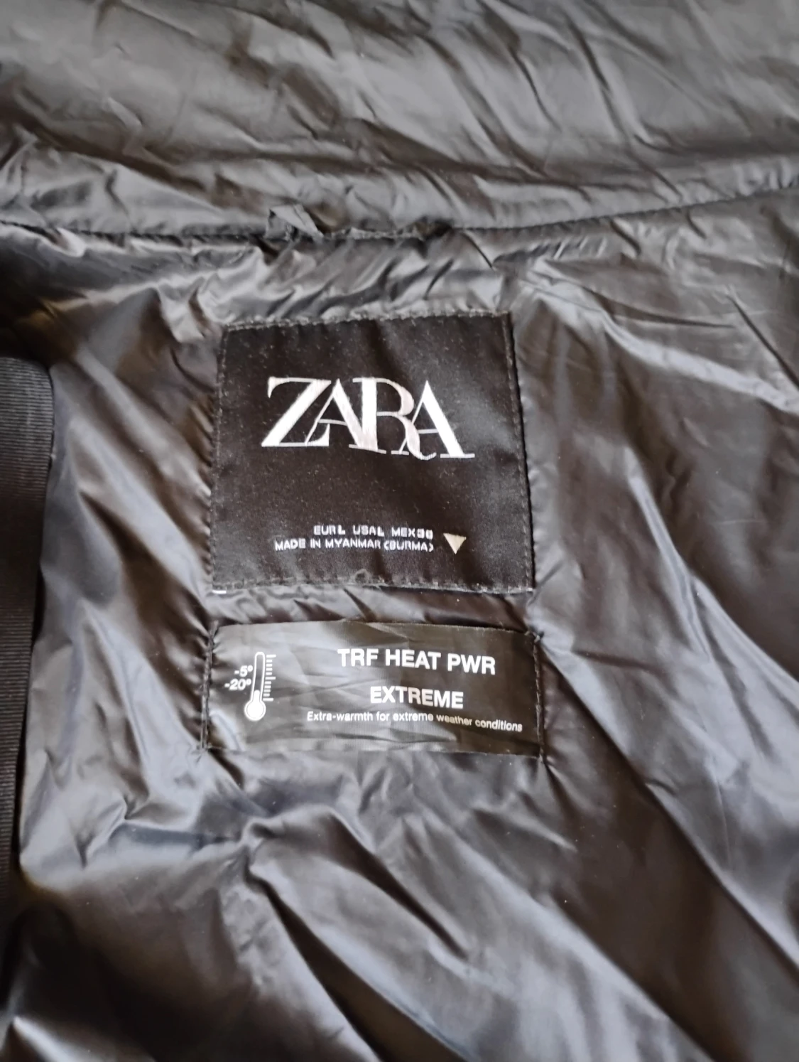 Svart pufferjacka från Zara - 2