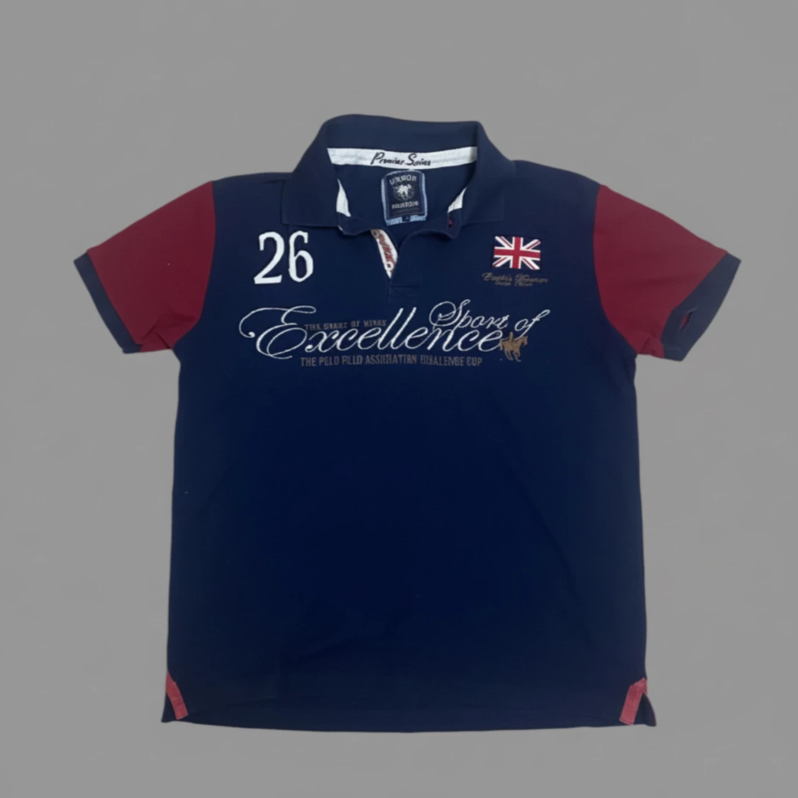 Marinblå pikétröja Vinson Polo Club