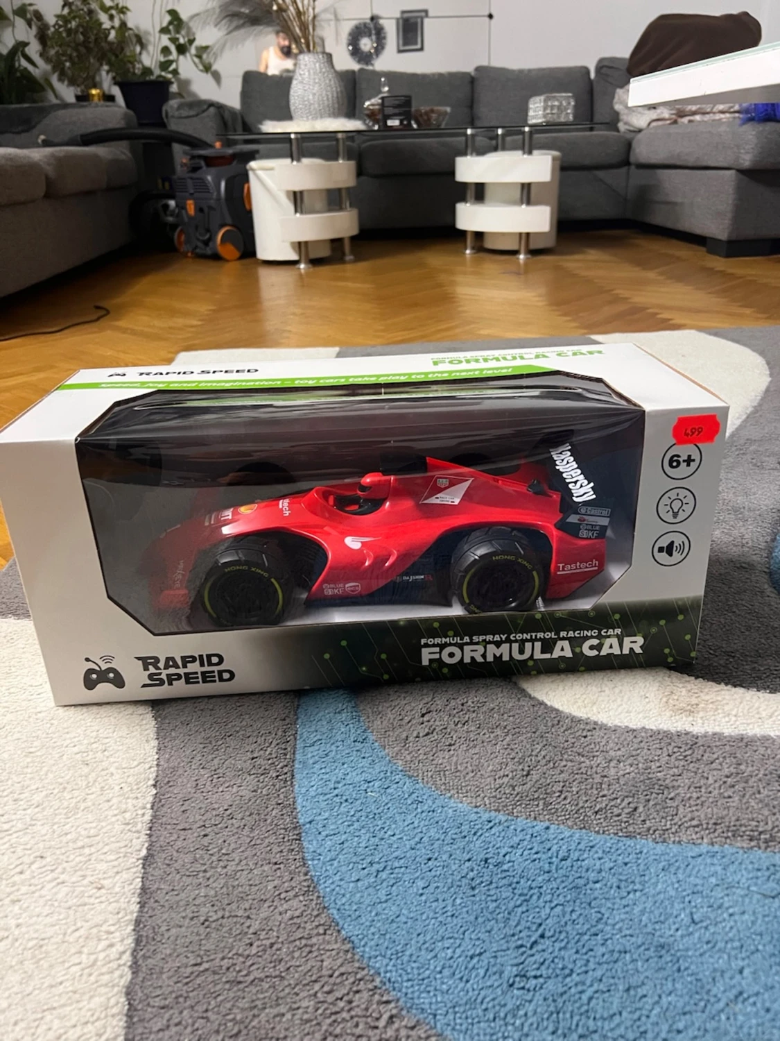 Röd Rapid Speed Formula Car - 1