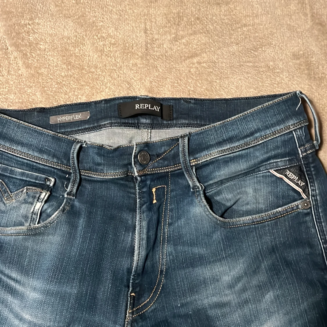 Replay Hyperflex jeans blå W31 L32 - 2