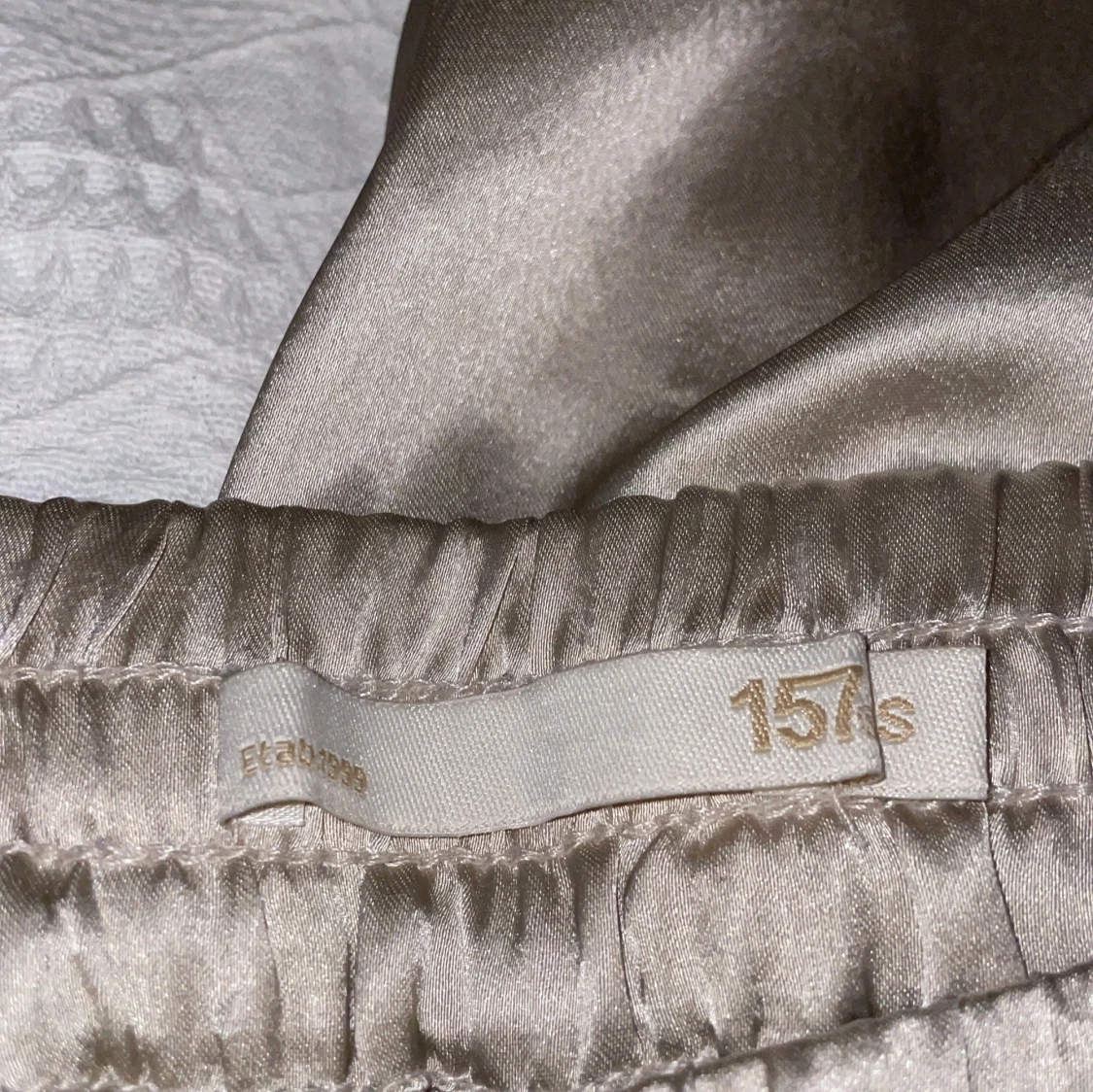 Beige blank  pyjamas set i polyester - 1