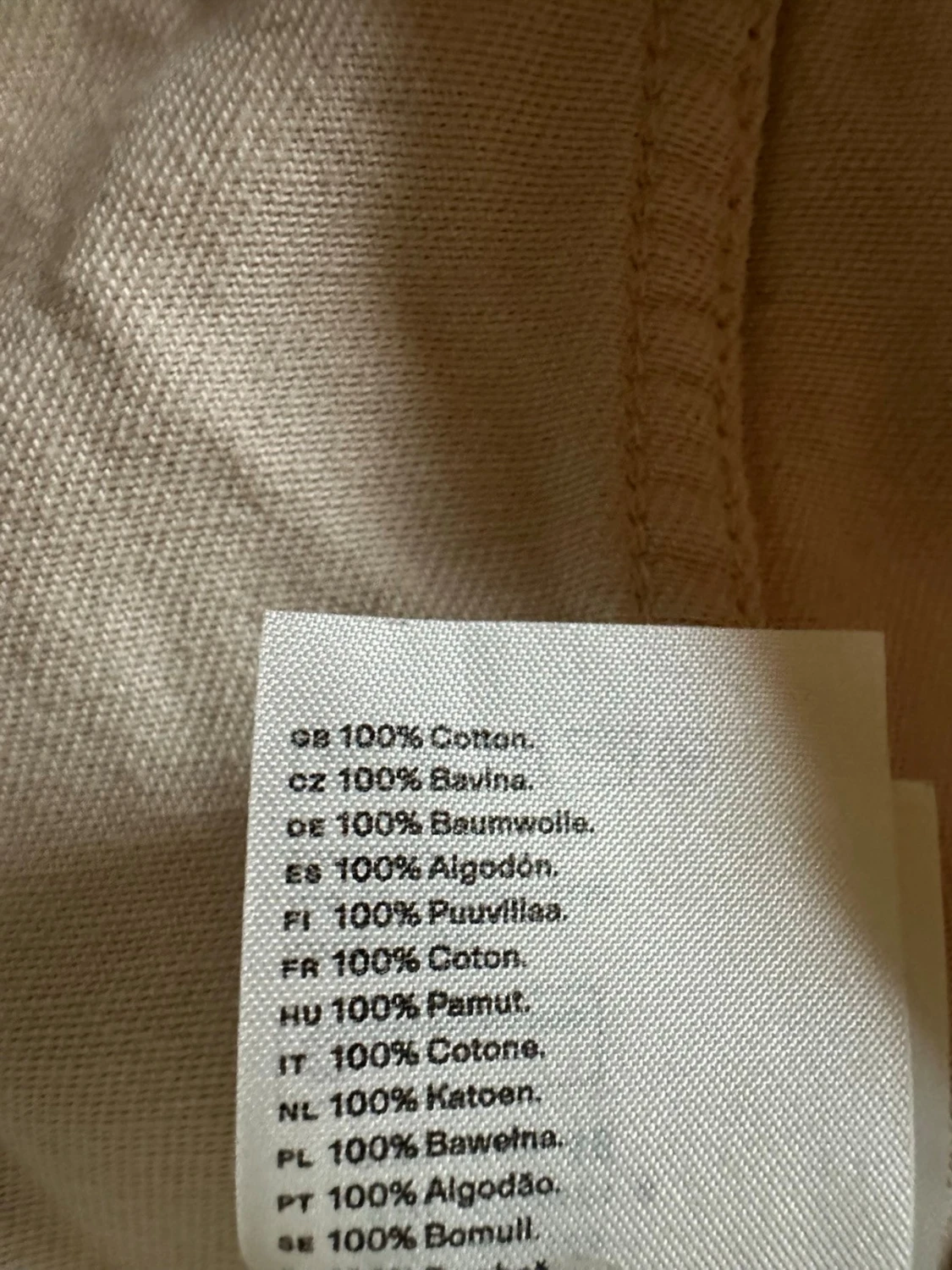 Beige overshirt från Arket i bomull - 4