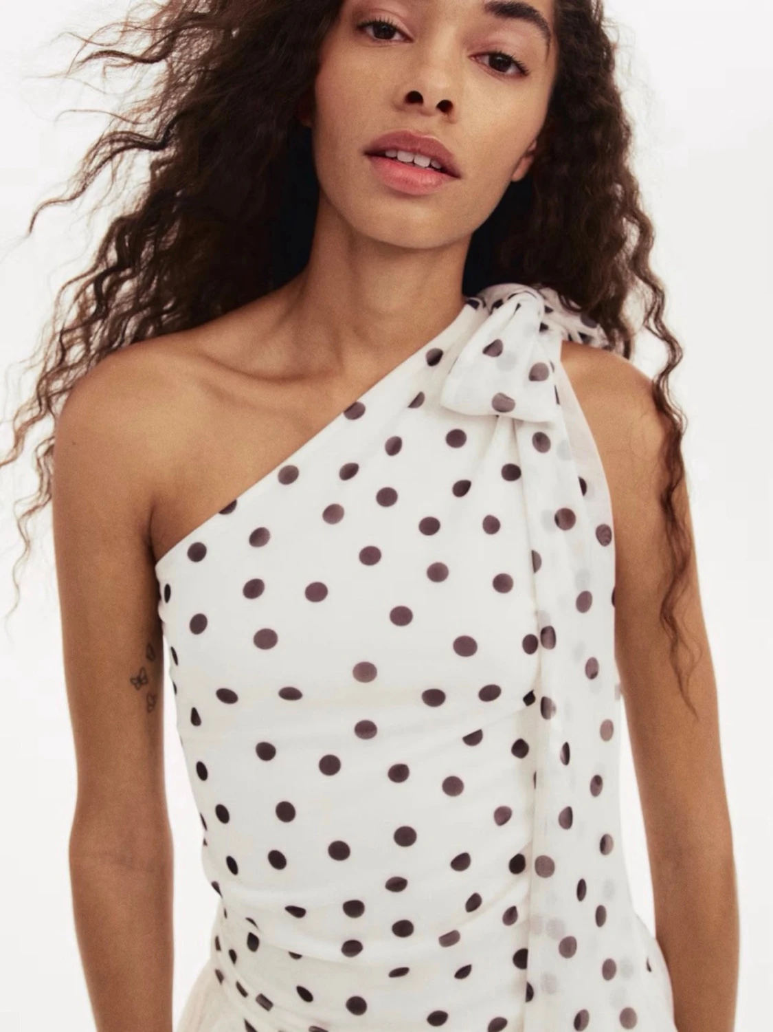 Fin polka dot blus  - 1