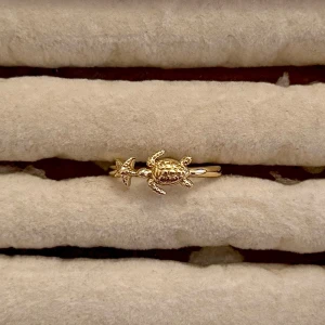 Skölpad ring 🥰 - Justerbar - Styck pris 