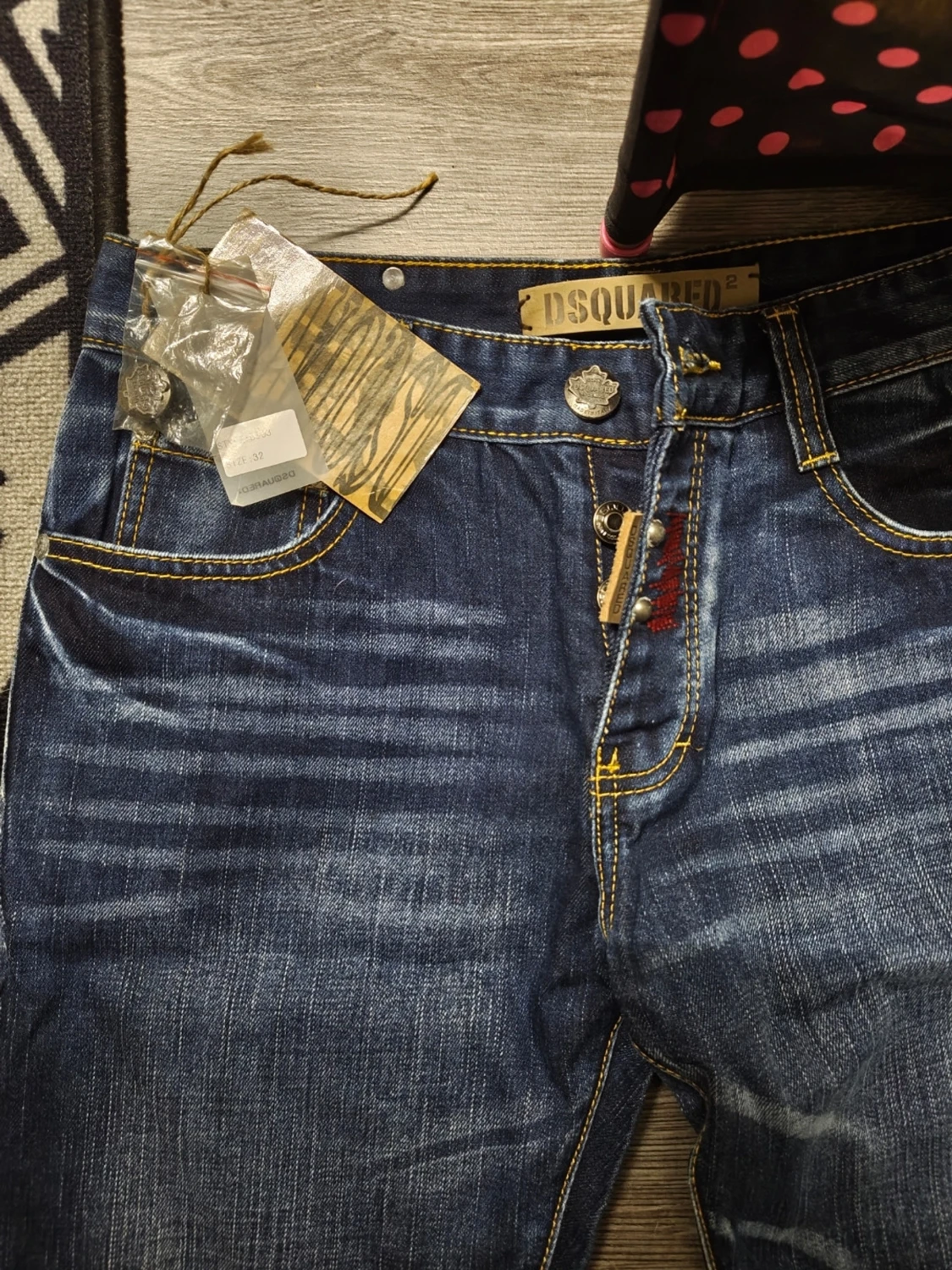 Blå raka jeans från Dsquared2 - 5