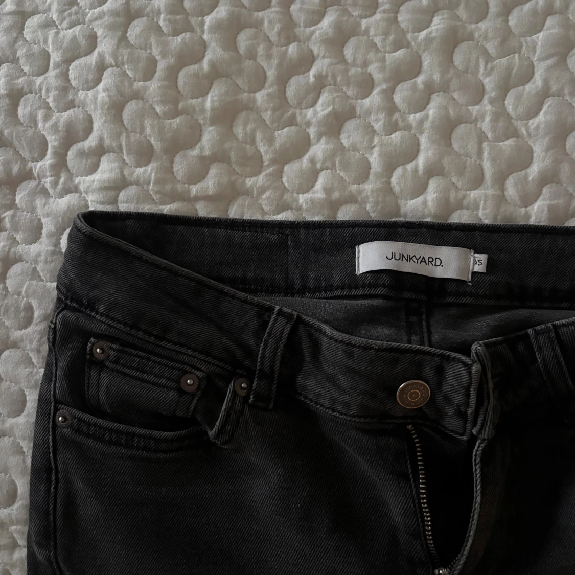 Grå lowwaist bootcut - 1