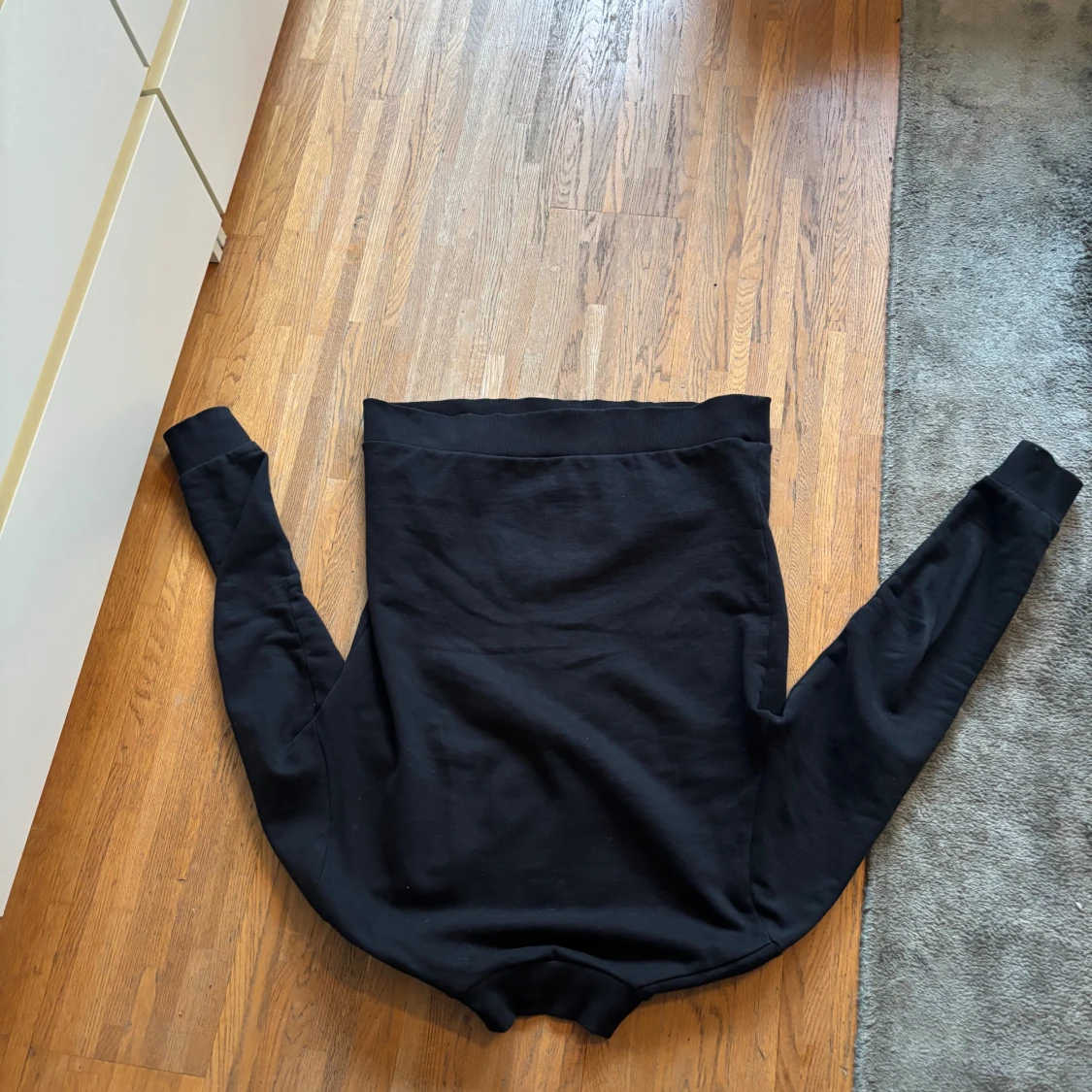 Svart half zip sweatshirt - 3