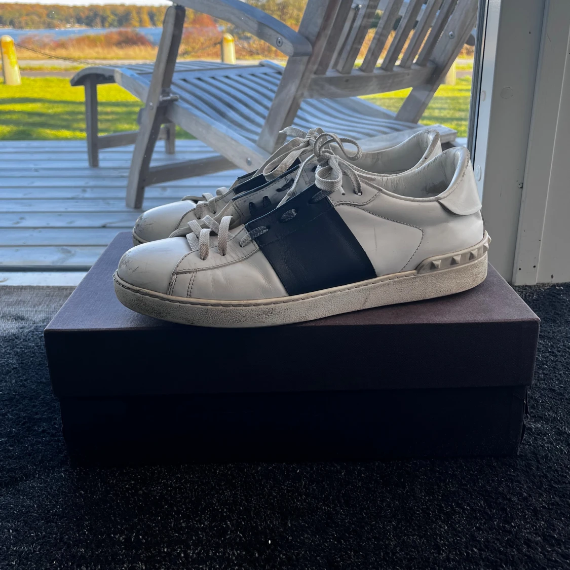 Valentino Garavani Open sneakers vit/blå - 1