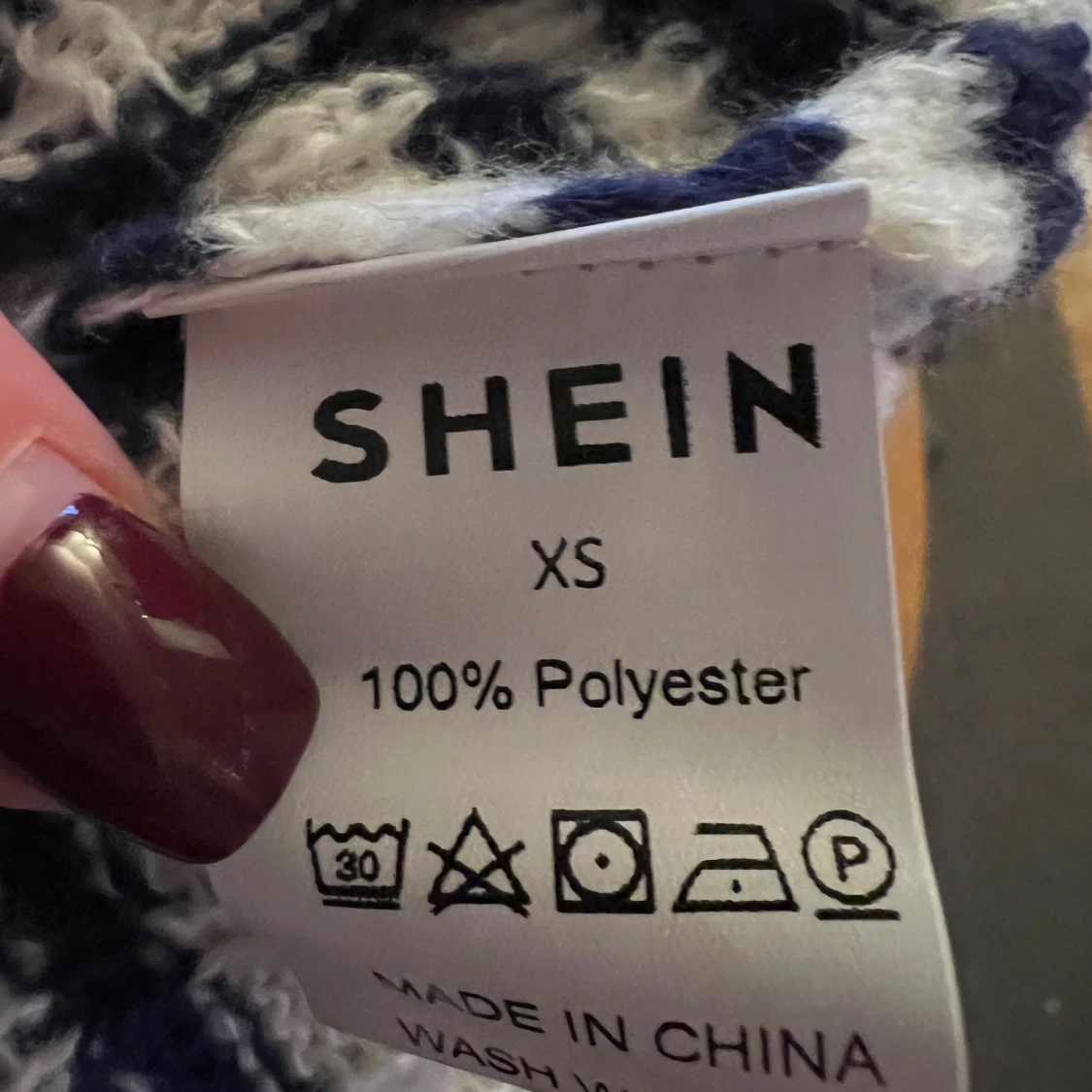 Randig kjol från SHEIN XS - 1