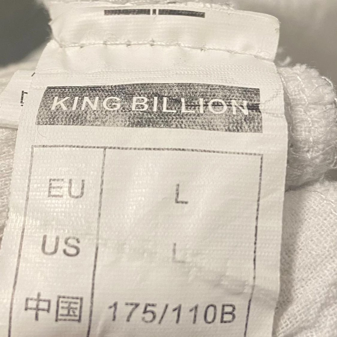 Vita linneshorts från King Billion - 2