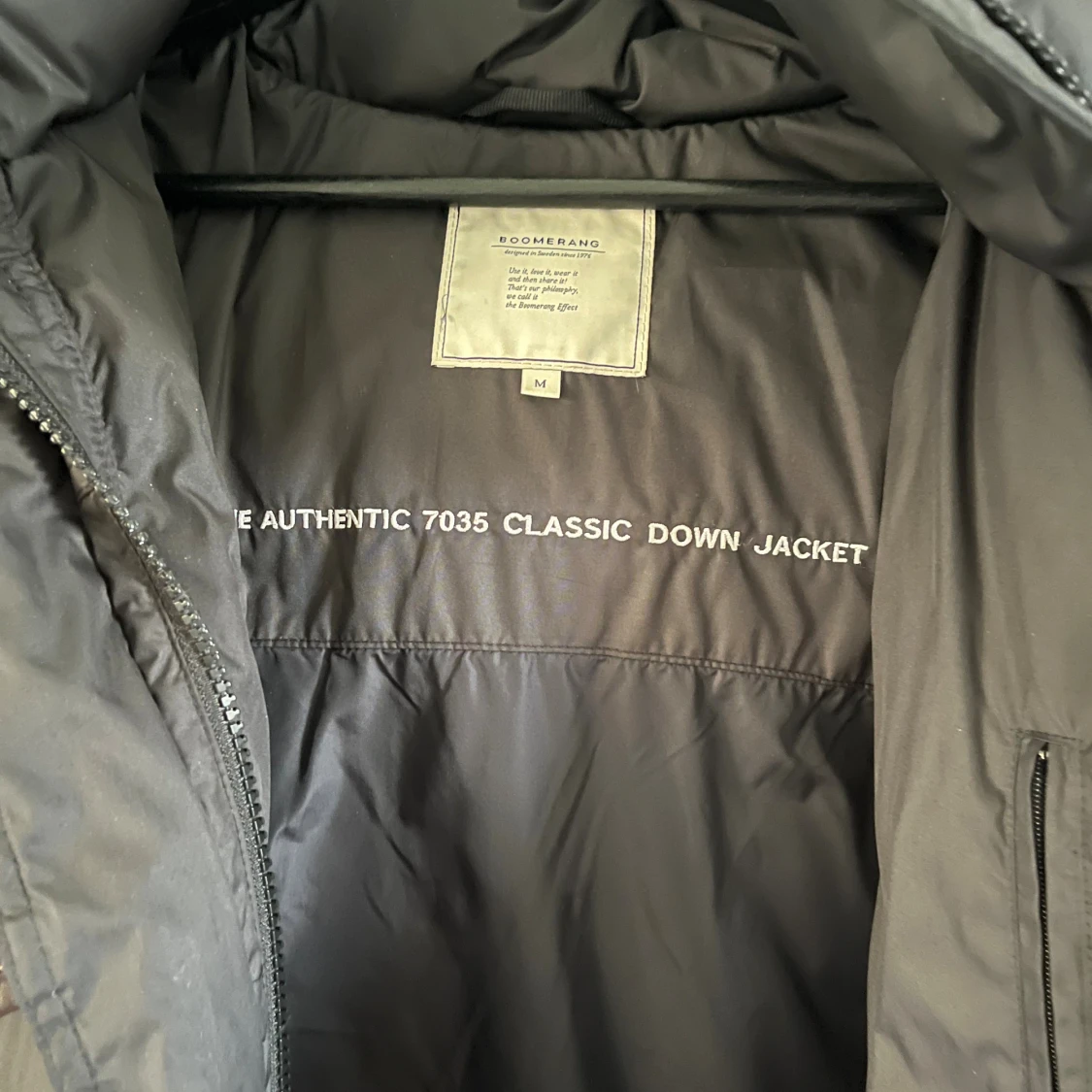 Svart dunjacka med fuskpäls från Boomerang - 2