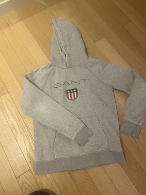 Ljusgrå hoodie - Ljusgrå hoodie från Gant. Skön och fin. 