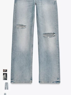 Zara jeans med hål - Säljer dess jättefina jeansen. Storlek 36 använda endast 3 gånger !!🥰🥰