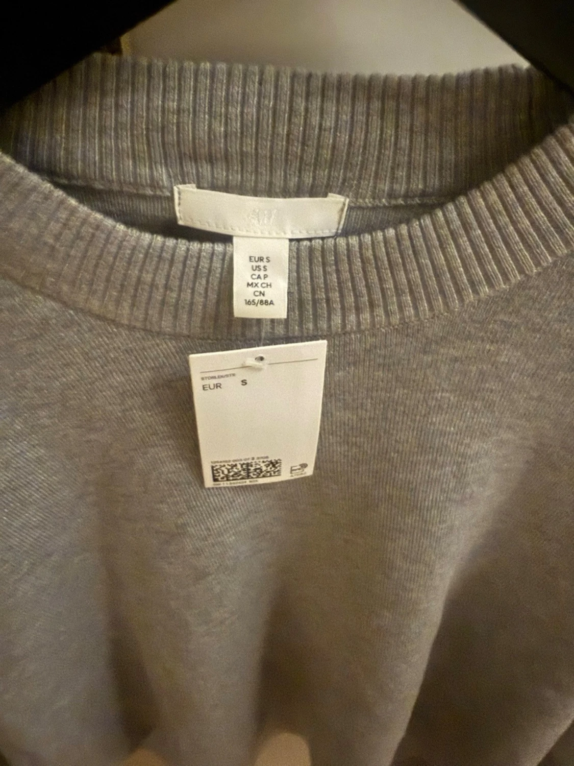 Grå basic tröja från H&M - 3
