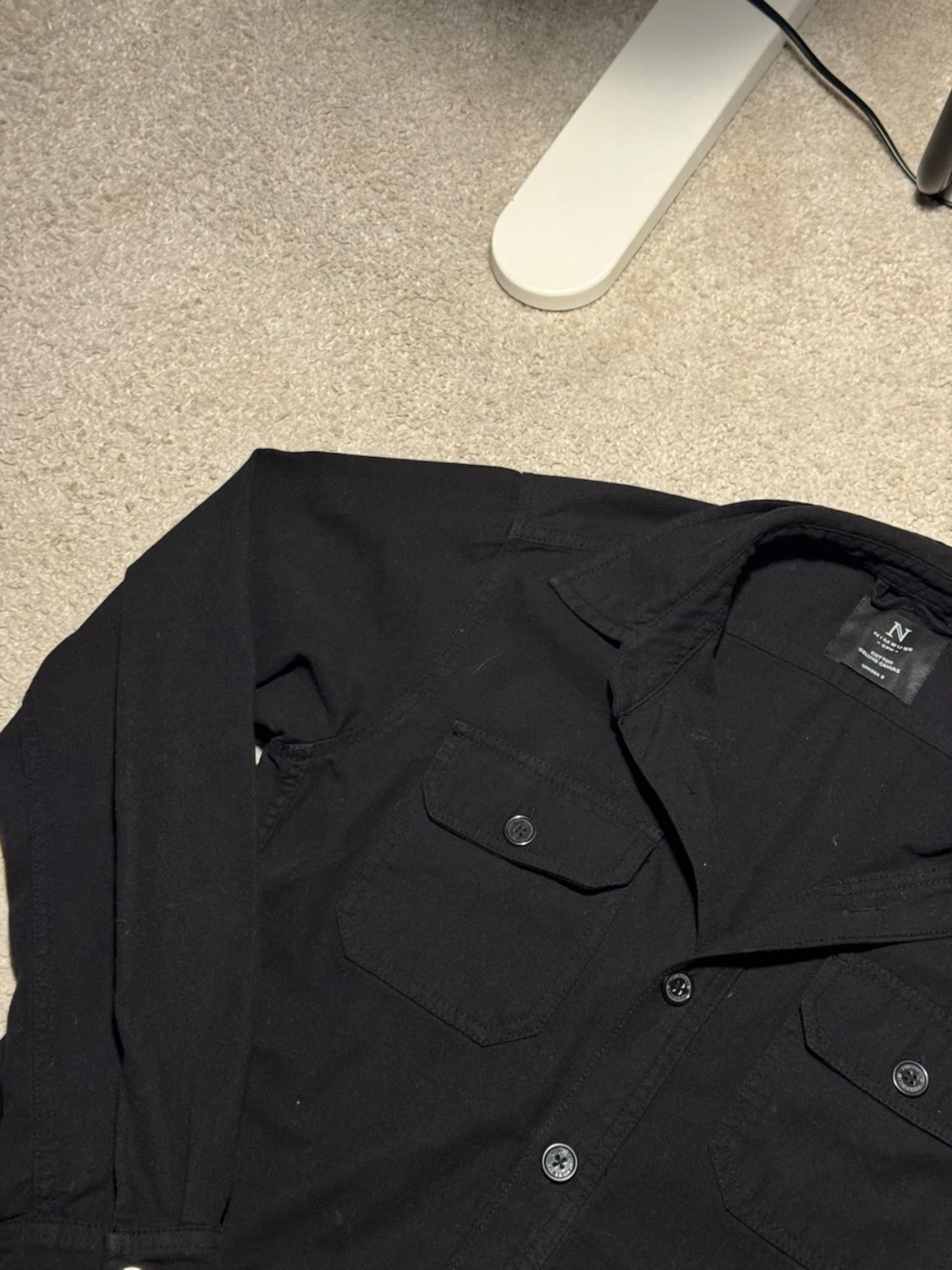 Svart overshirt från Nimbus, unisex S - 1