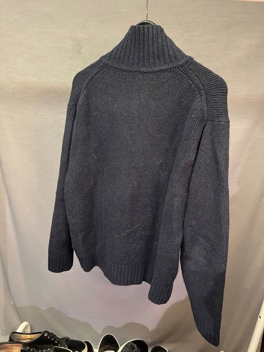 Mörkblå cardigan - 2