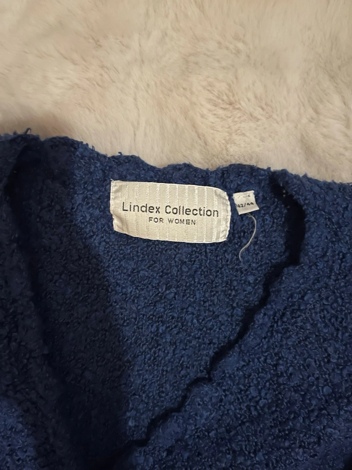 Mörkblå kofta från Lindex Collection - 1