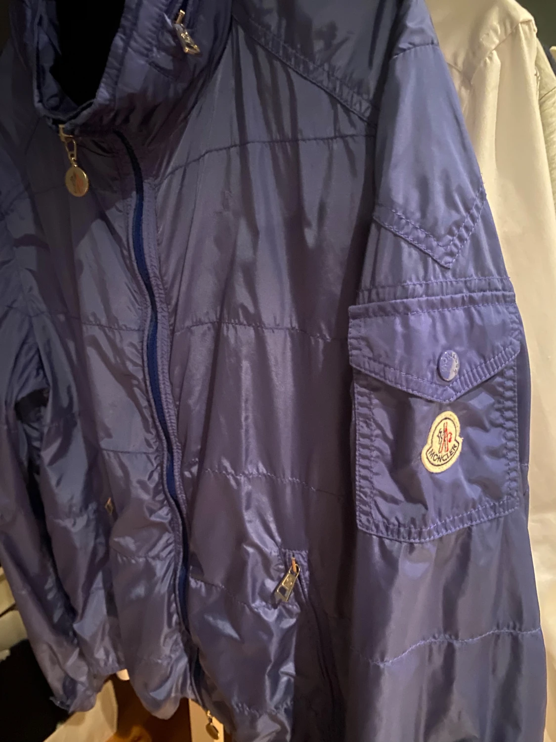 Blå vindjacka från Moncler - 4