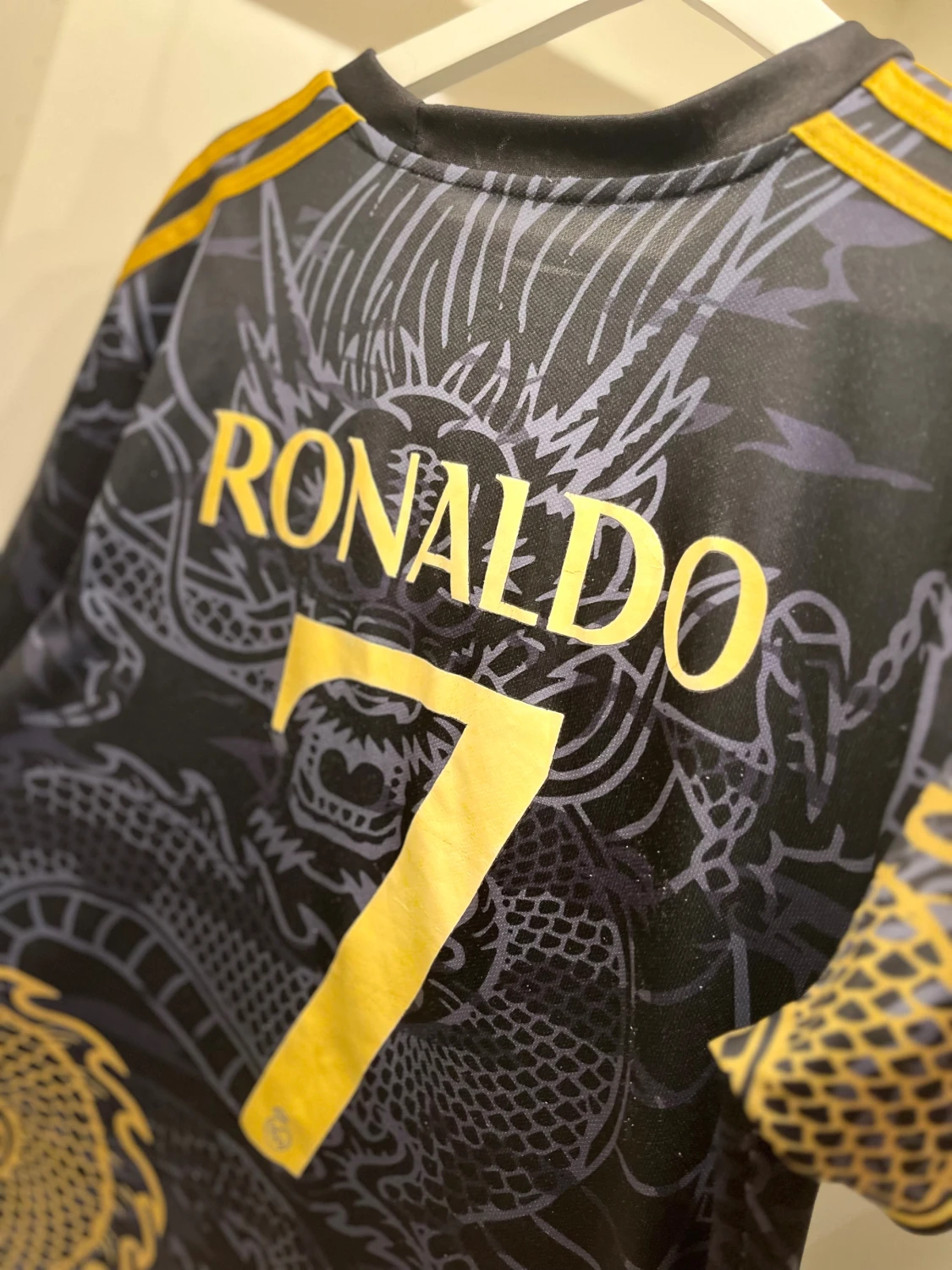 Real Madrid Ronaldo draktröja svart/guld - 5