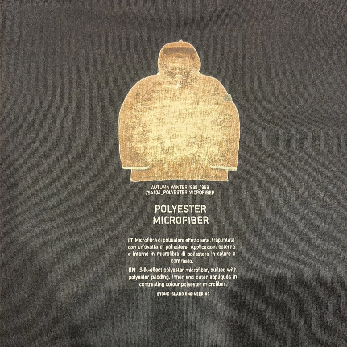 Svart Stone Island t-shirt med tryck - 3