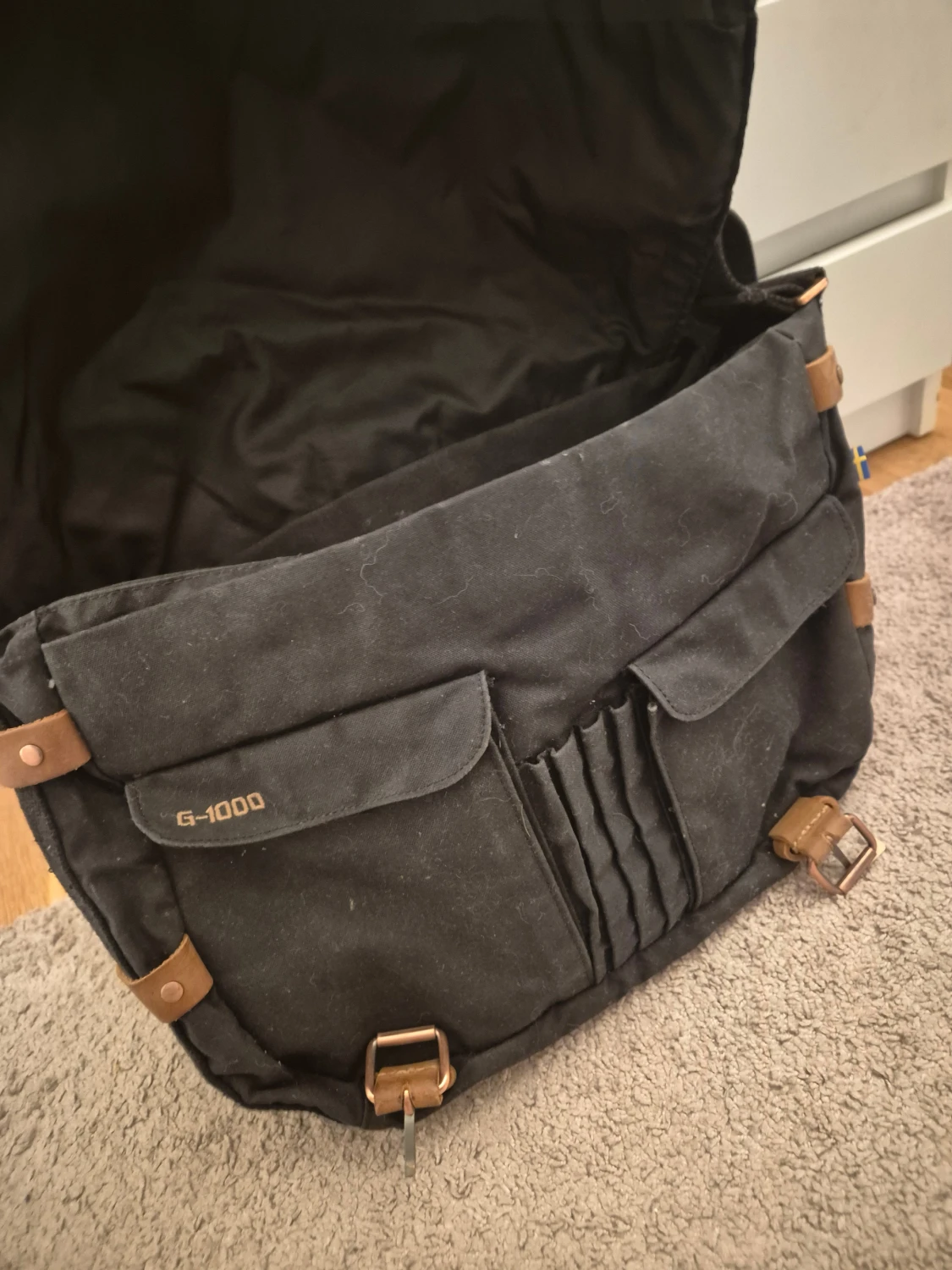 Svart axelväska Fjällräven G-1000 - 1