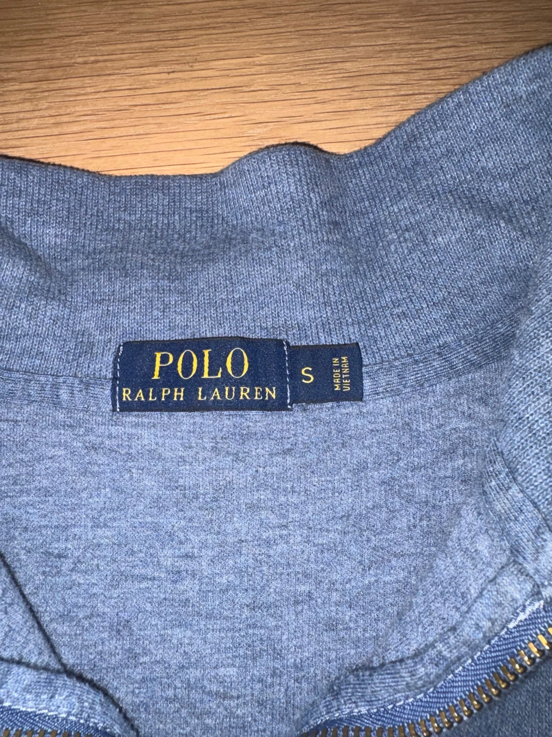 Blå half zip tröja från Polo Ralph Lauren - 2