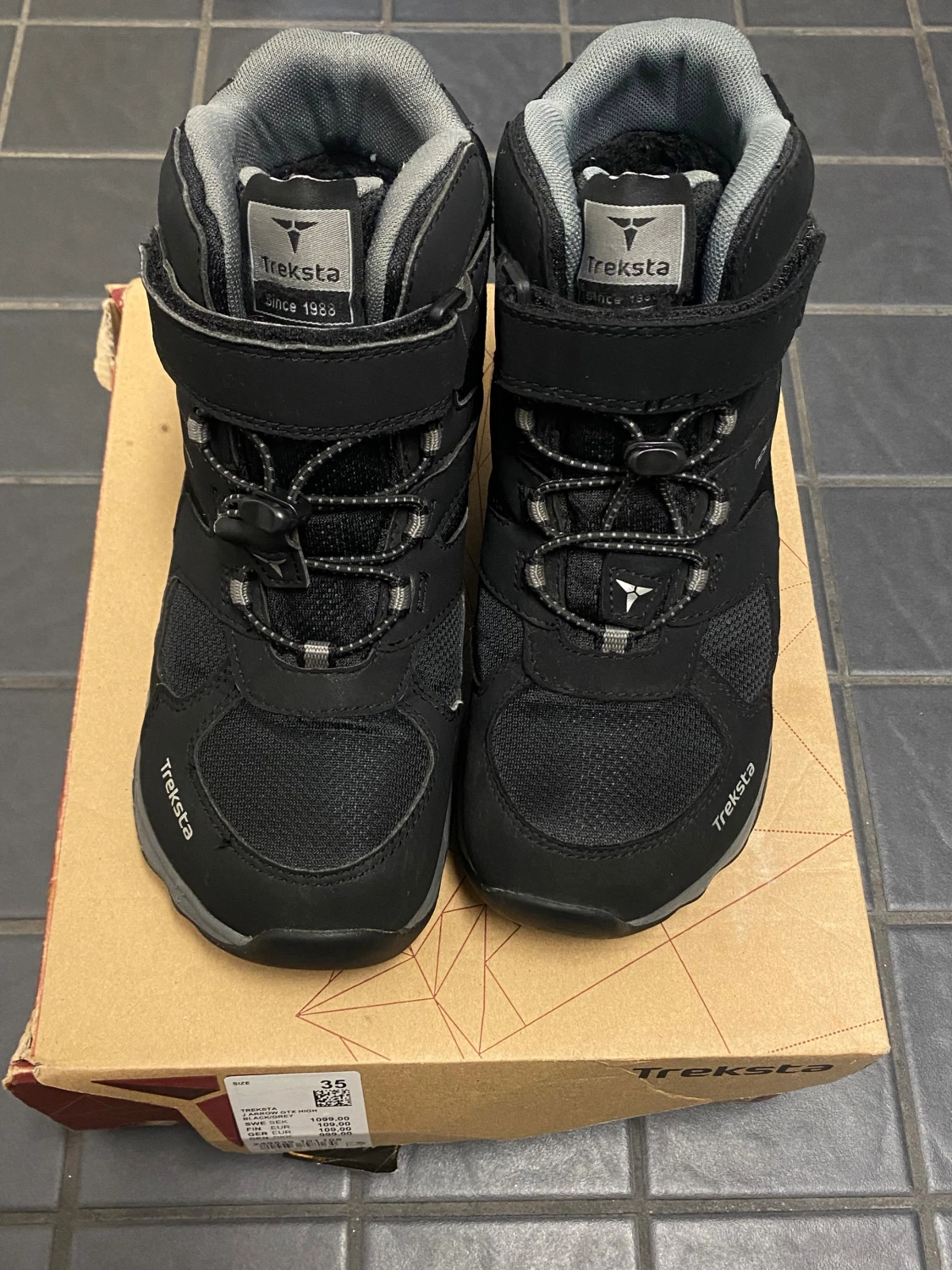 Treksta J Arrow GTX High Black/Grey - Size 35 EU - 2