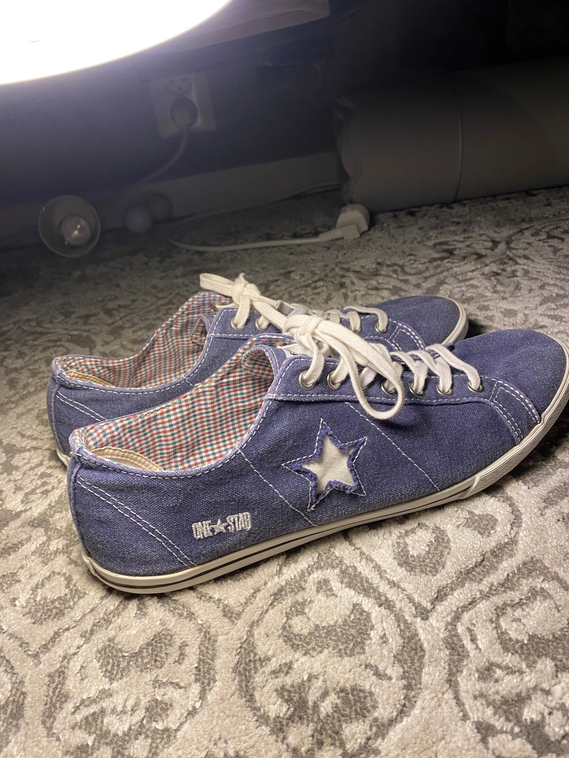 Blå Converse One Star sneakers - 1