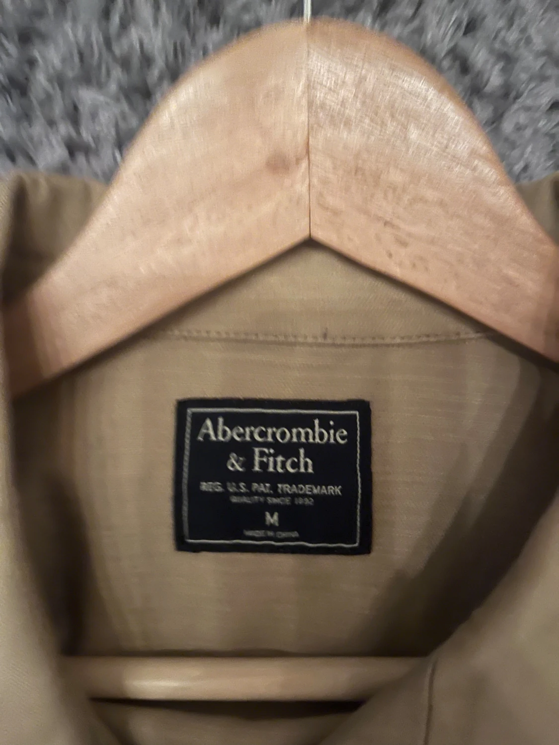 Beige overshirt från Abercrombie & Fitch - 1