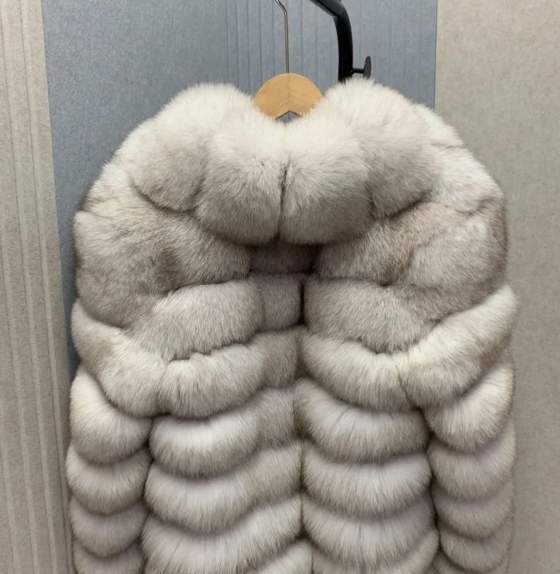 Äkta räv pälsjacka - 1