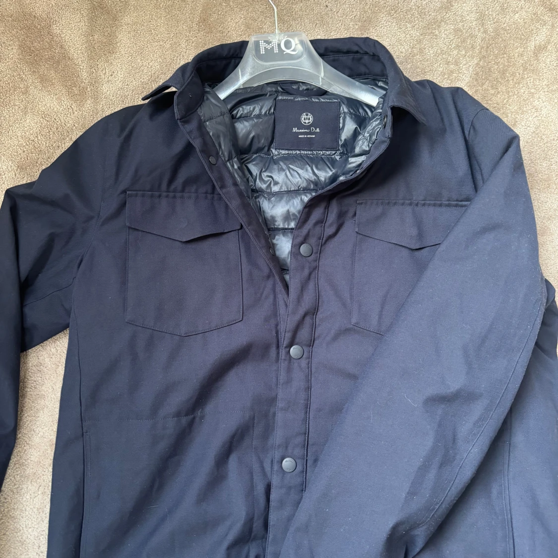 Mörkblå overshirt/jacka från Massimo Dutti