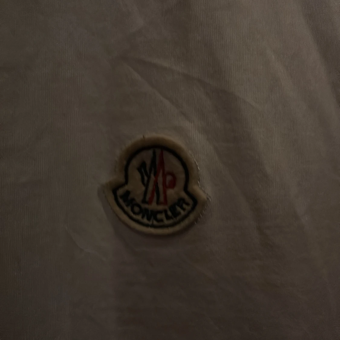 Vit Moncler t-shirt i bomull, stl S - 2