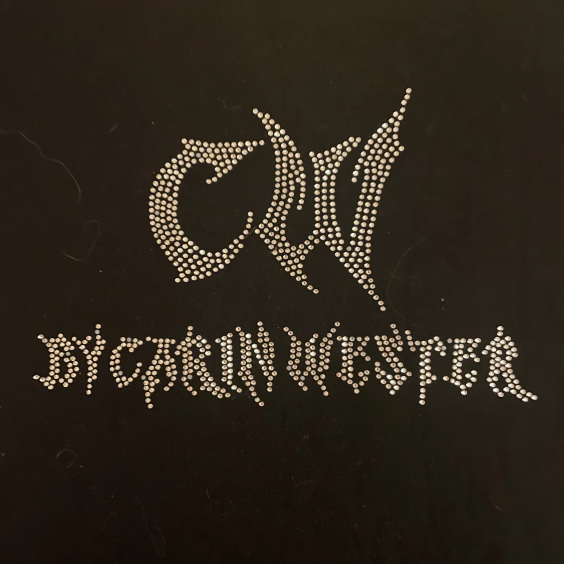 Svart topp från Carin Wester med strass - 1