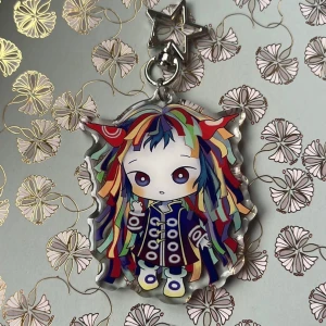 Kikuo Hoshi-kun resin keychain - Keychain of Hoshi-kun by Kikuo! Perfect for your bag decorations or collection :)  With resin on both sides making it look extra glossy!