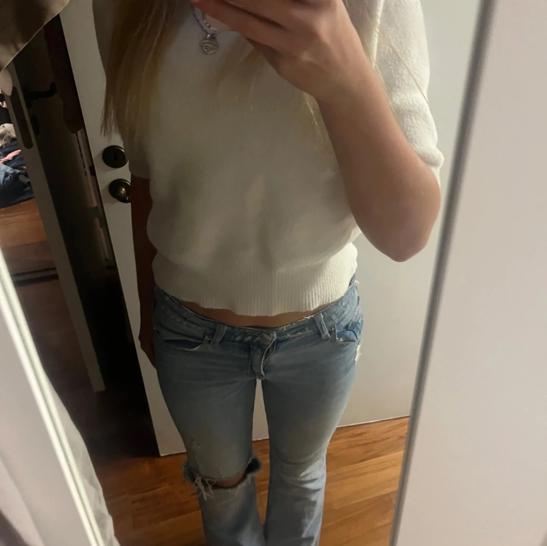 Blå jeans från Gina Tricot - 4