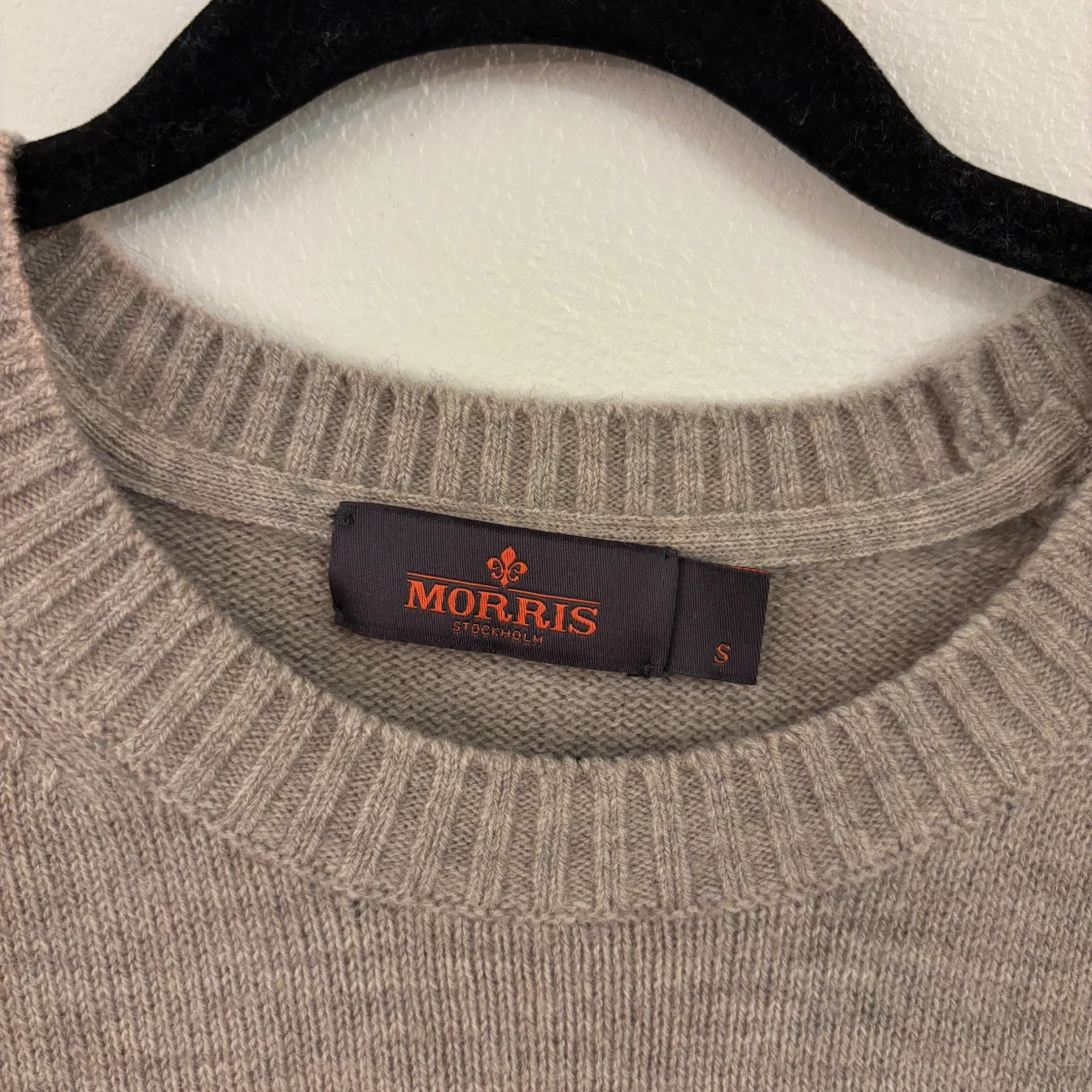 Beige stickad tröja från Morris - 2