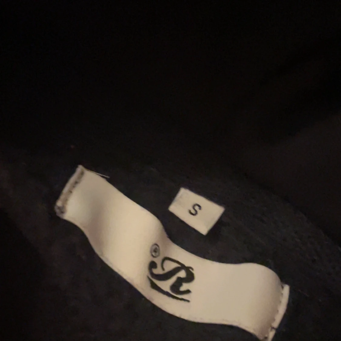 Svart hoodie från Russemerch, stl S - 1