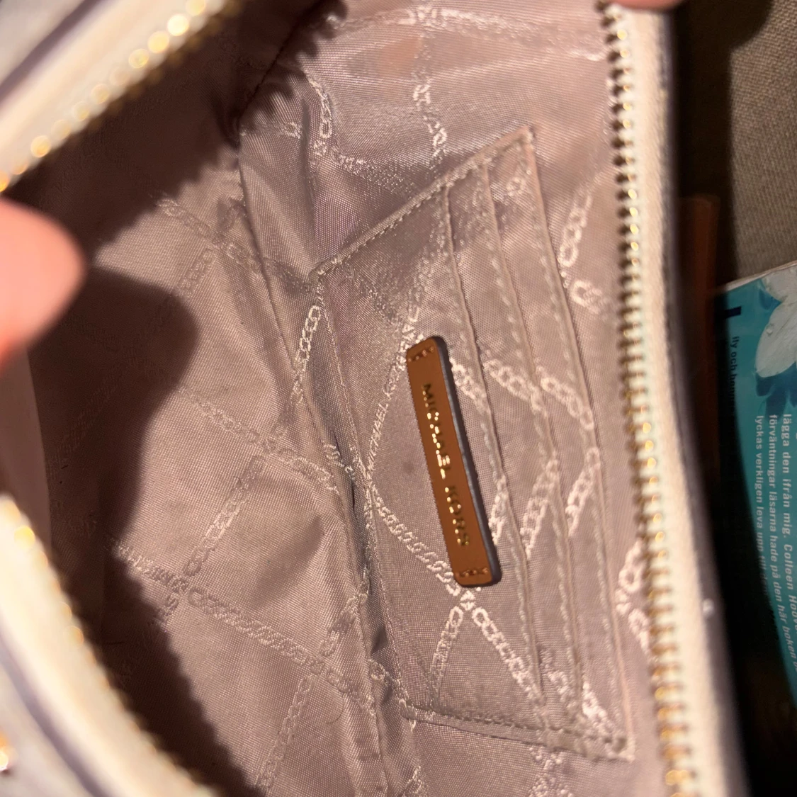 Michael Kors axelväska beige/brun - 1