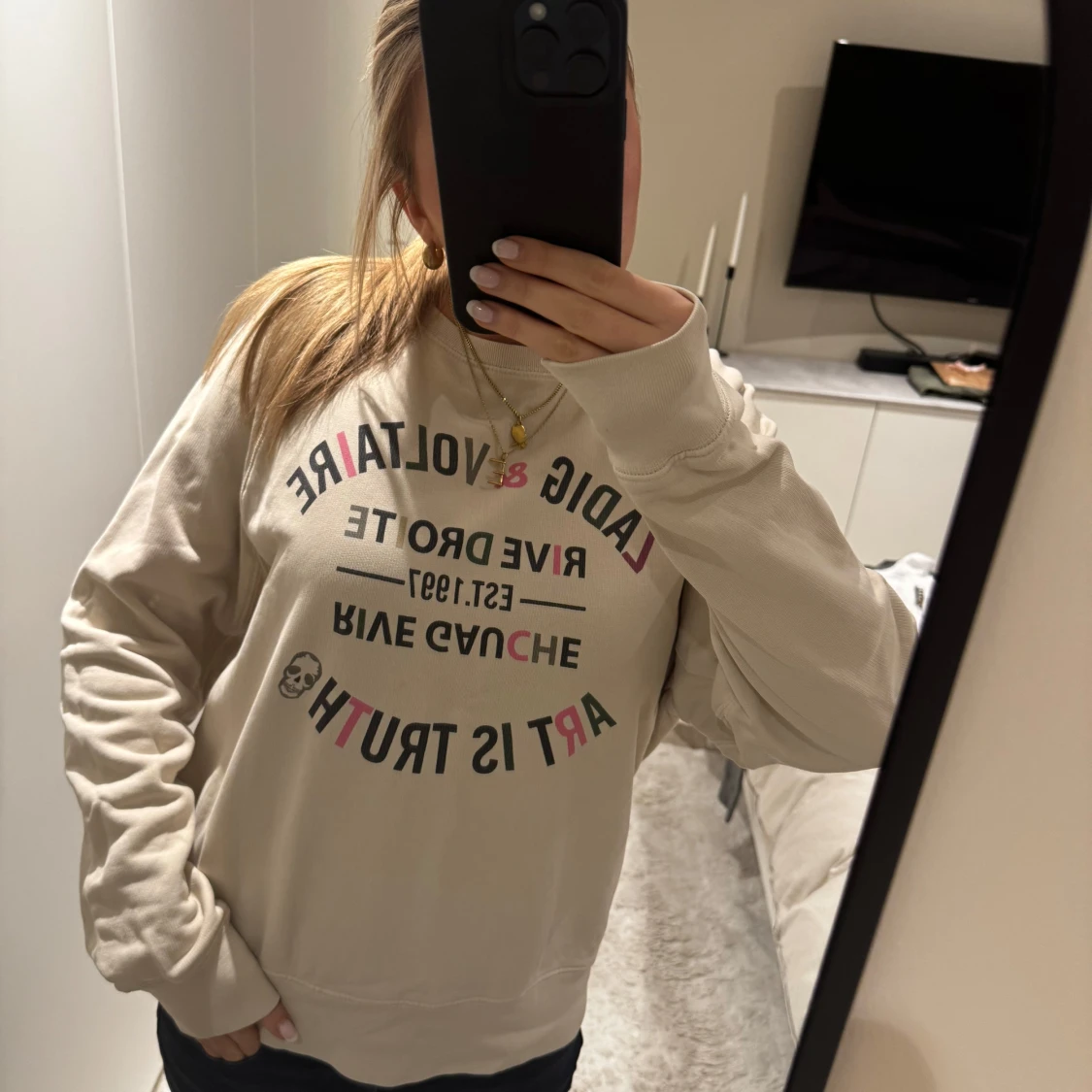 Beige sweatshirt från Zadig Voltaire  - 2