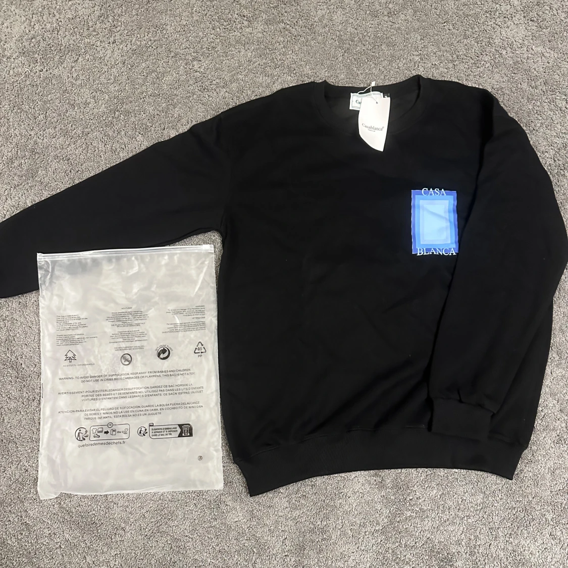 Svart sweatshirt från Casablanca M