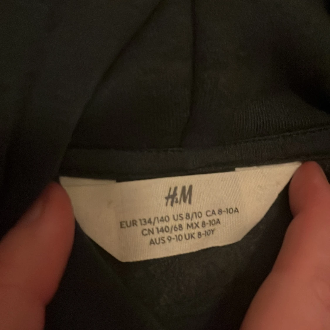 Mörk grön hoodie med mjuk fleece - 4