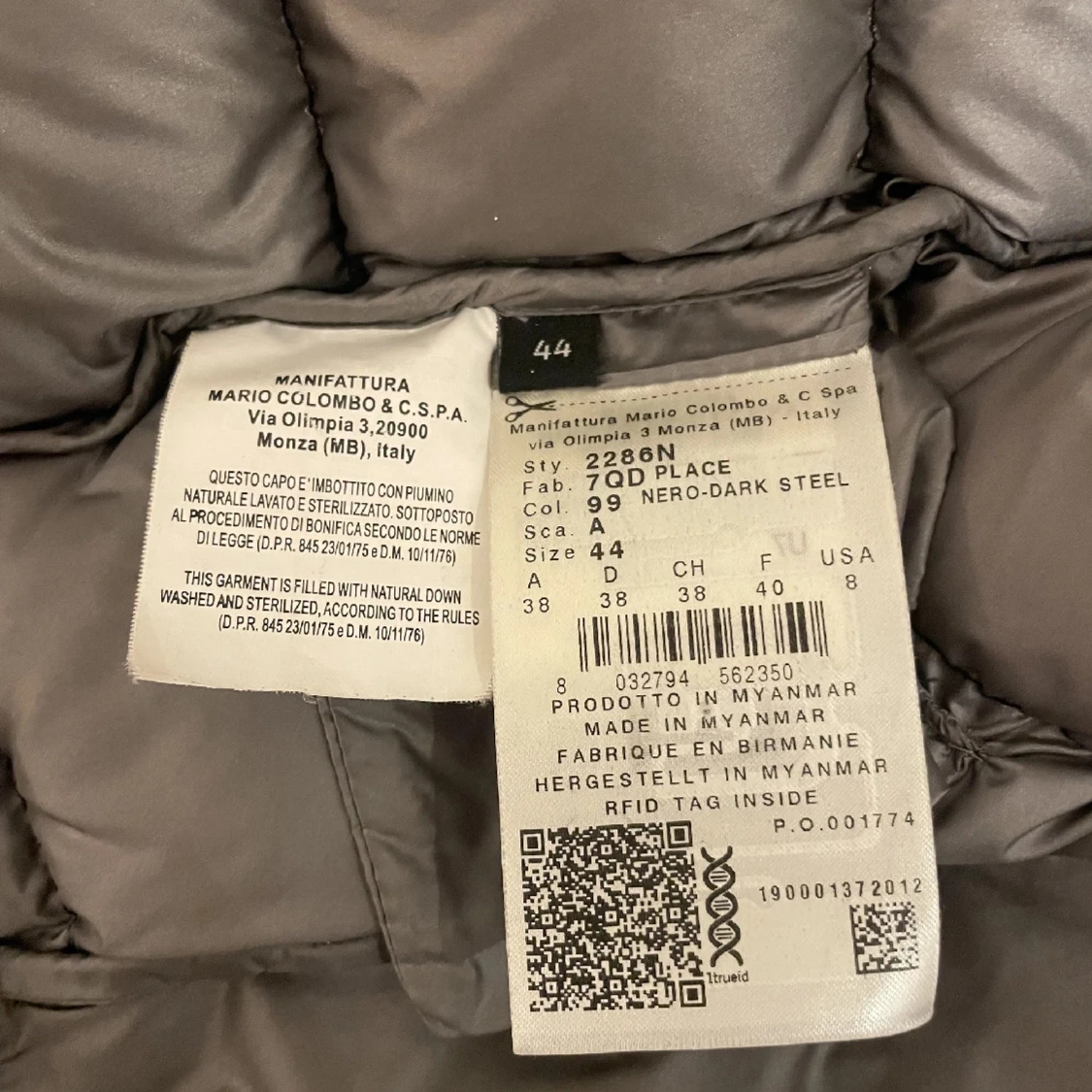 Svart pufferjacka från Colmar - 2