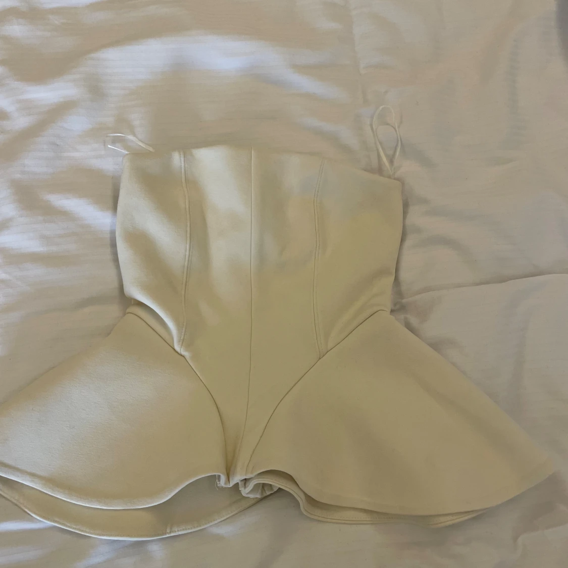 Vit tube topp från Zara - 1