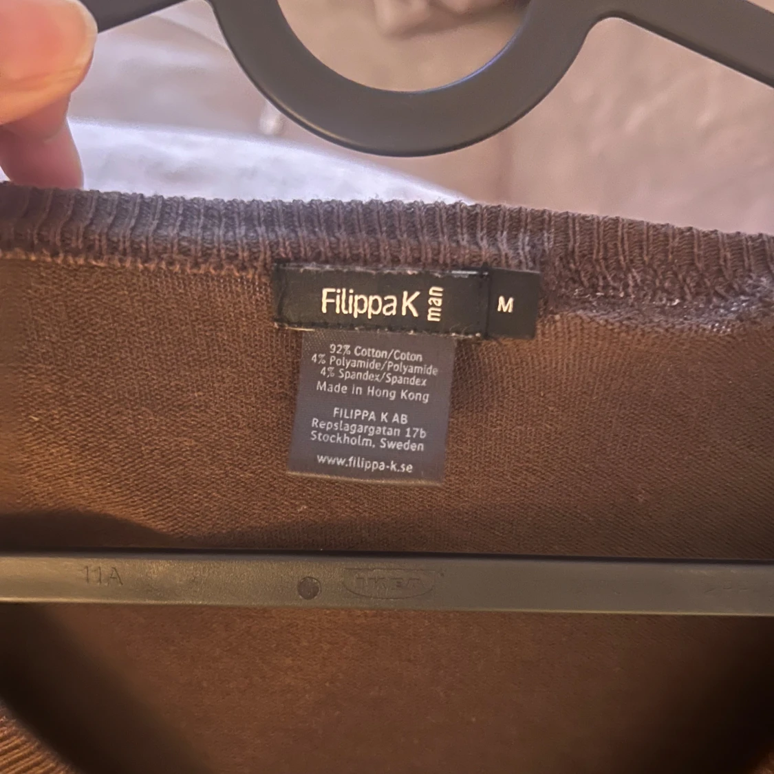 Brun v-ringad tröja Filippa K - 4