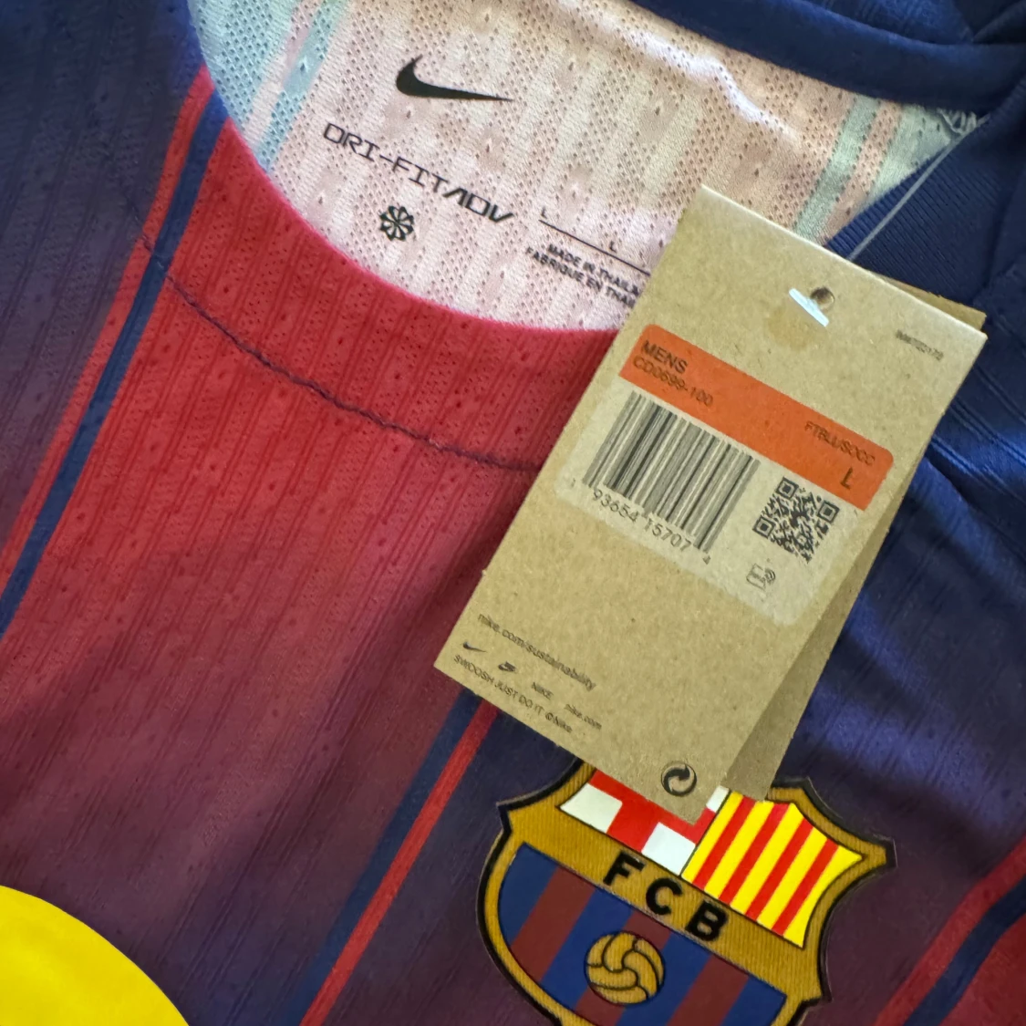 FC Barcelona Lamine Yamal tröja Nike L - 1