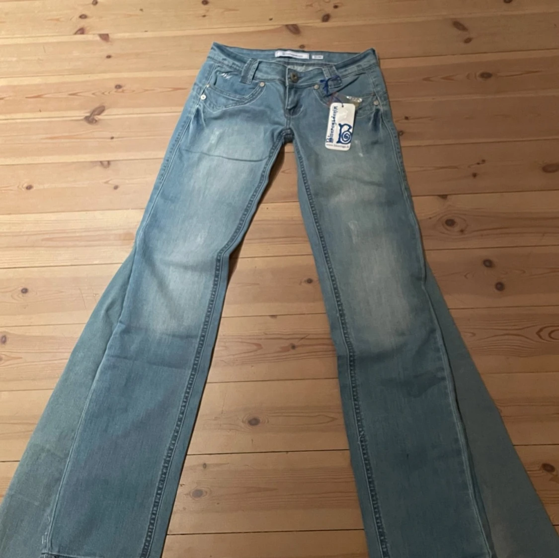 Lågmidjade bootcut jeans - 93